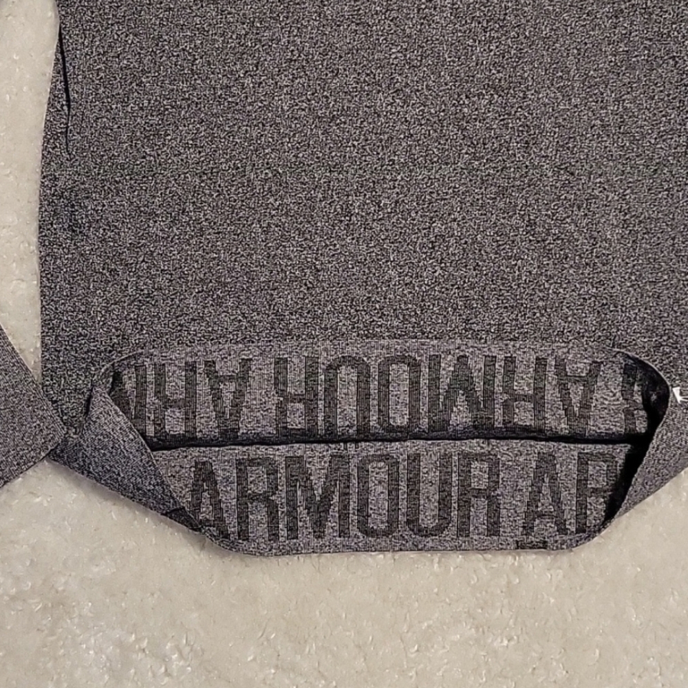Under Armour Gray Threadborne Sweater With Cowl N… - image 6